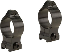 Talley 1-inch fixed rings assembly view shows rigid, no-moving-parts design for magnum calibers.