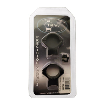 Talley 930706 mounted on rifle demonstrates rigid design for stable performance.