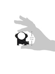 Talley BAT30M 30mm tactical ring Black Armor side view with secure rail mounting.