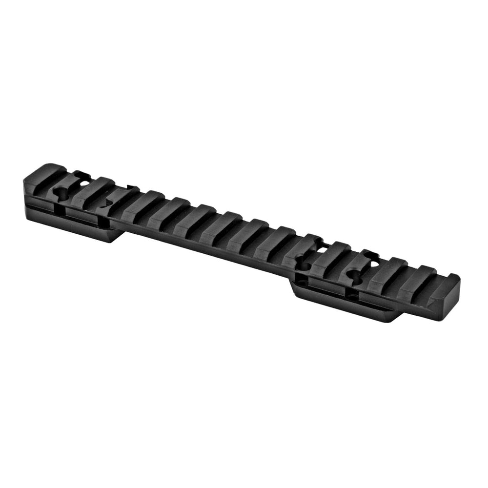 Talley base mounts securely on Browning X-Bolt, enabling precise elevation adjustments for long-range use.