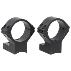 Talley Model 70 extended front scope mount in blue maintains zero on magnum calibers.