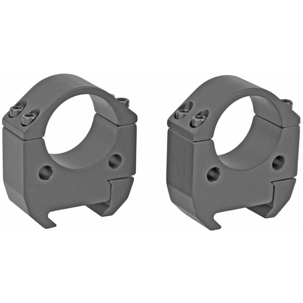 Talley Modern Sporting Rings 1-Inch High close-up detail highlights durable aluminum construction