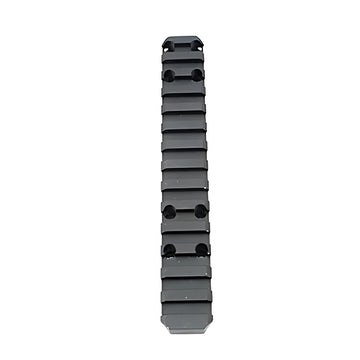 Talley one-piece aluminum base in blue provides rigid, repeatable scope alignment