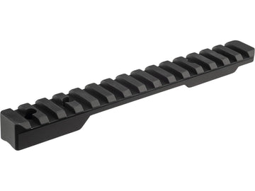 Talley P0M252706 picatinny base for Weatherby Lightweight with 20 MOA height enhances mounting rigidity.