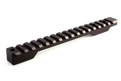 Talley PLM258160 picatinny base top-view for Stiller Tac Predator improves mounting precision.