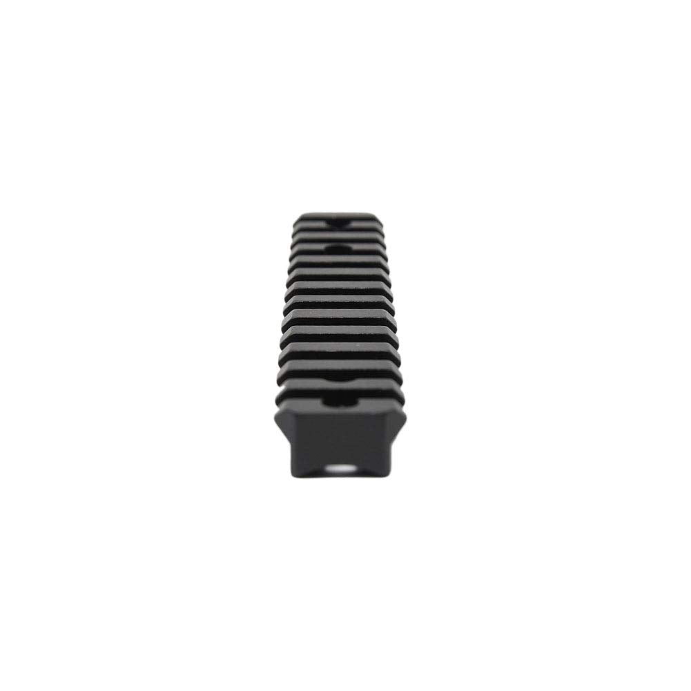 Talley PS0258749 Kimber 84M Long Action mount closeup showing solid fit.