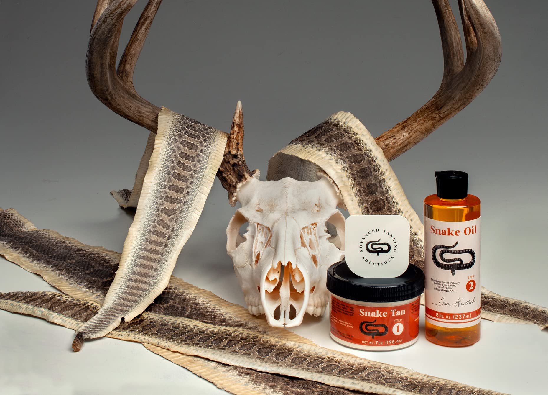 Tan-a-Snake Kit made-in-usa badge signals trusted, US-based tanning innovation.