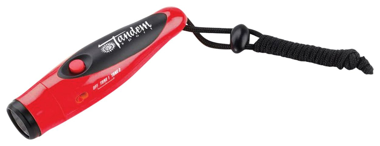 Tandem Sport electric whistle shows 125 dB tone for clear signaling in any sport