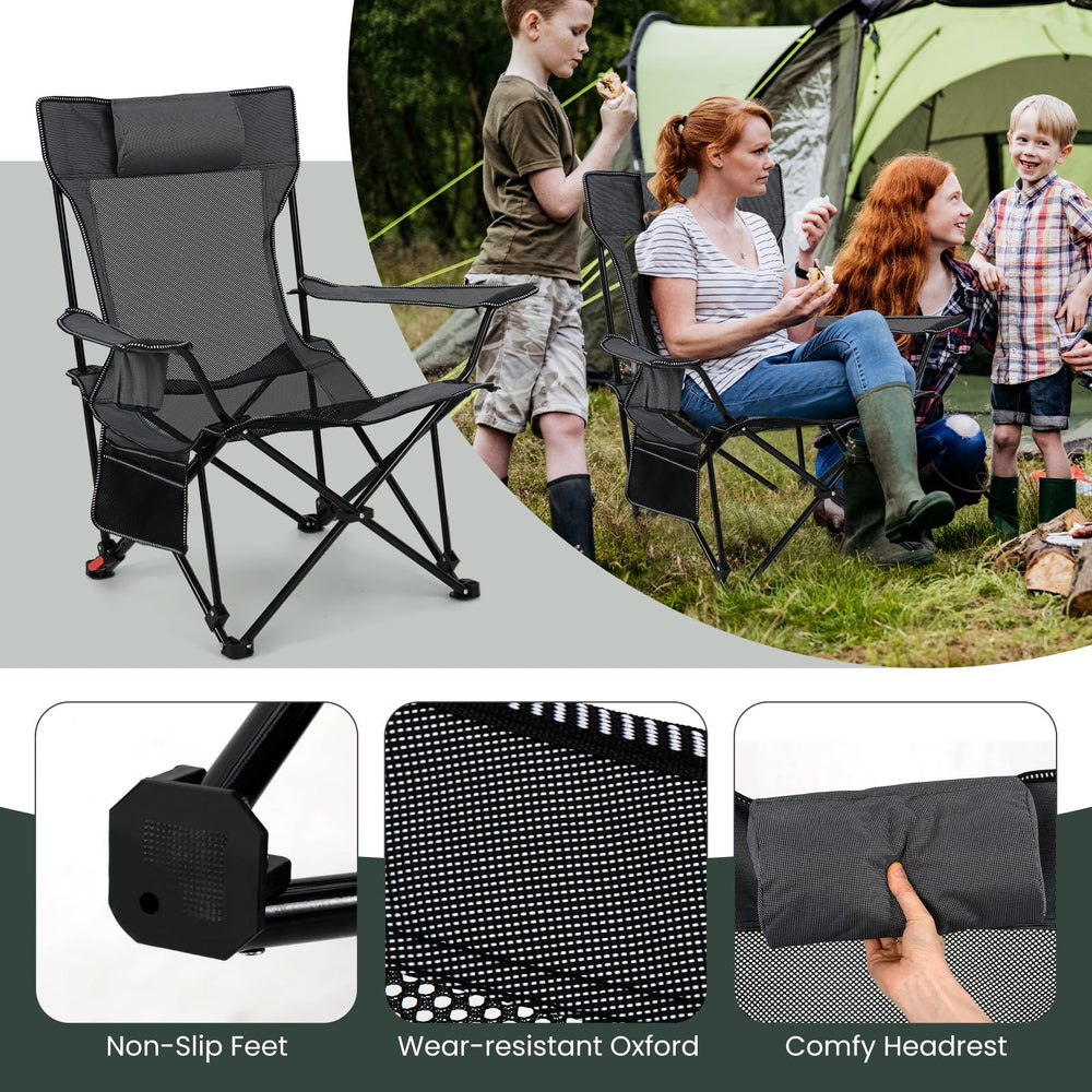 Tangkula anti-slip feet and sturdy tubes support up to 330 lbs.