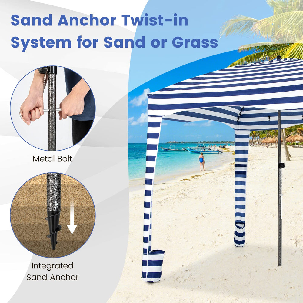 Tangkula Beach Cabana ideal for family use during outdoor outings.
