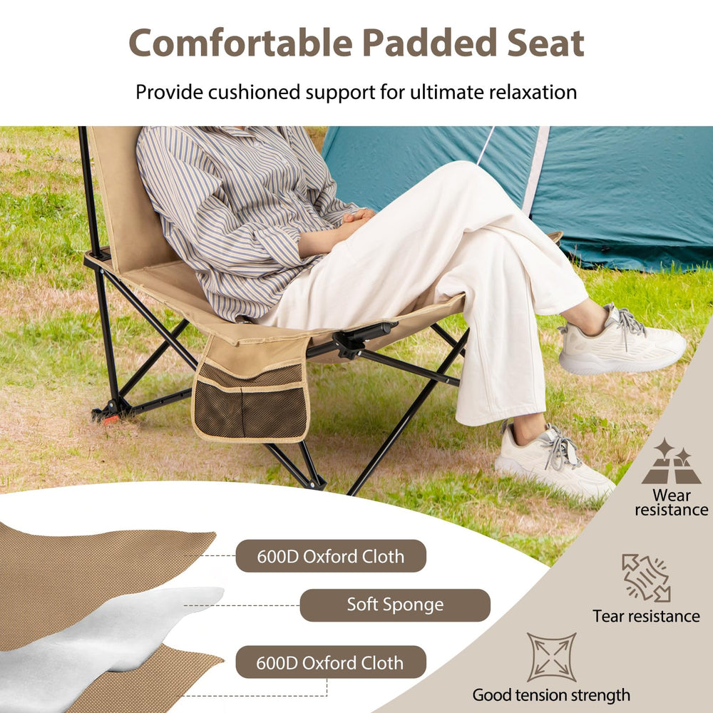 Tangkula reinforced joints ensure strength and durability for outdoor use.