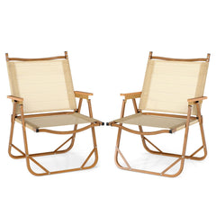 Tangkula camping chairs set of 2 folding for easy transport.