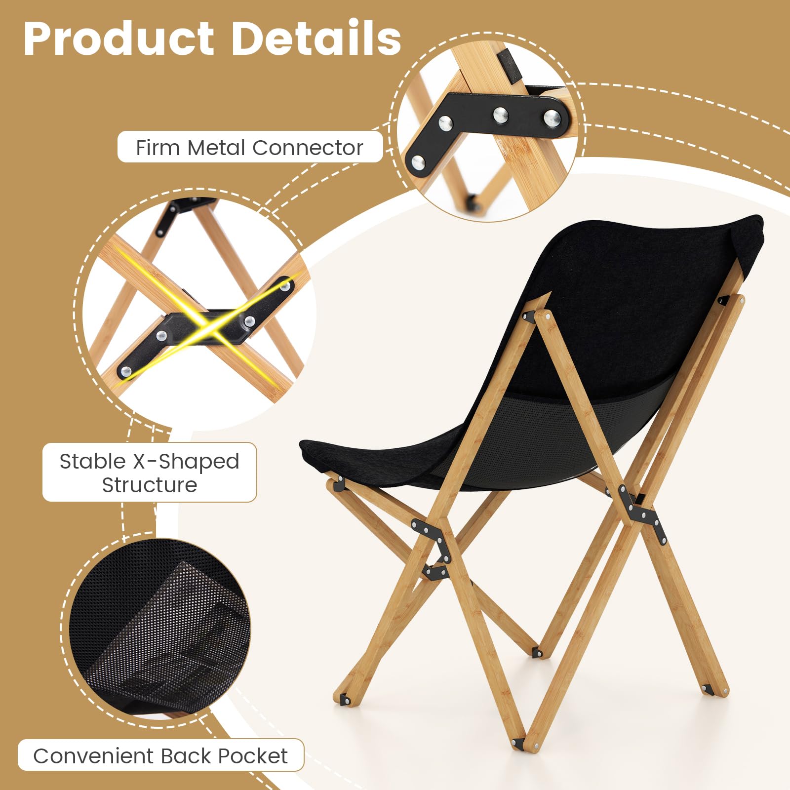 Tangkula tear-resistant canvas demonstrates durability for rugged outdoor use.