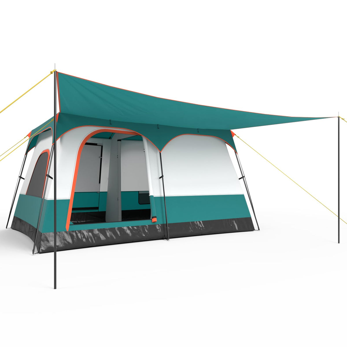 Tangkula camping tent with porch entry for easy access and lounging.