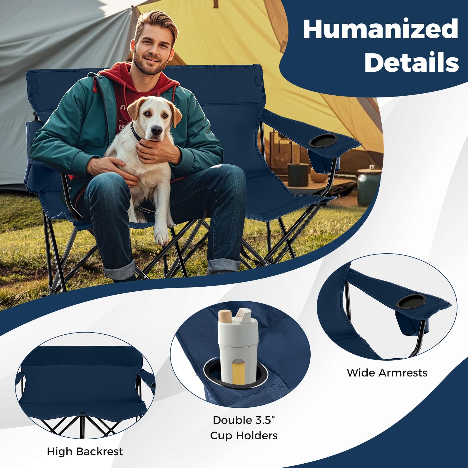 Tangkula carry bag with shoulder strap enables easy transport.