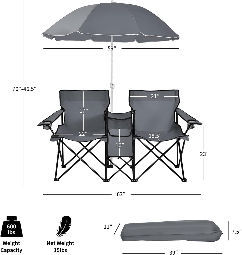 Tangkula chair includes cup holder for easy beverage access.