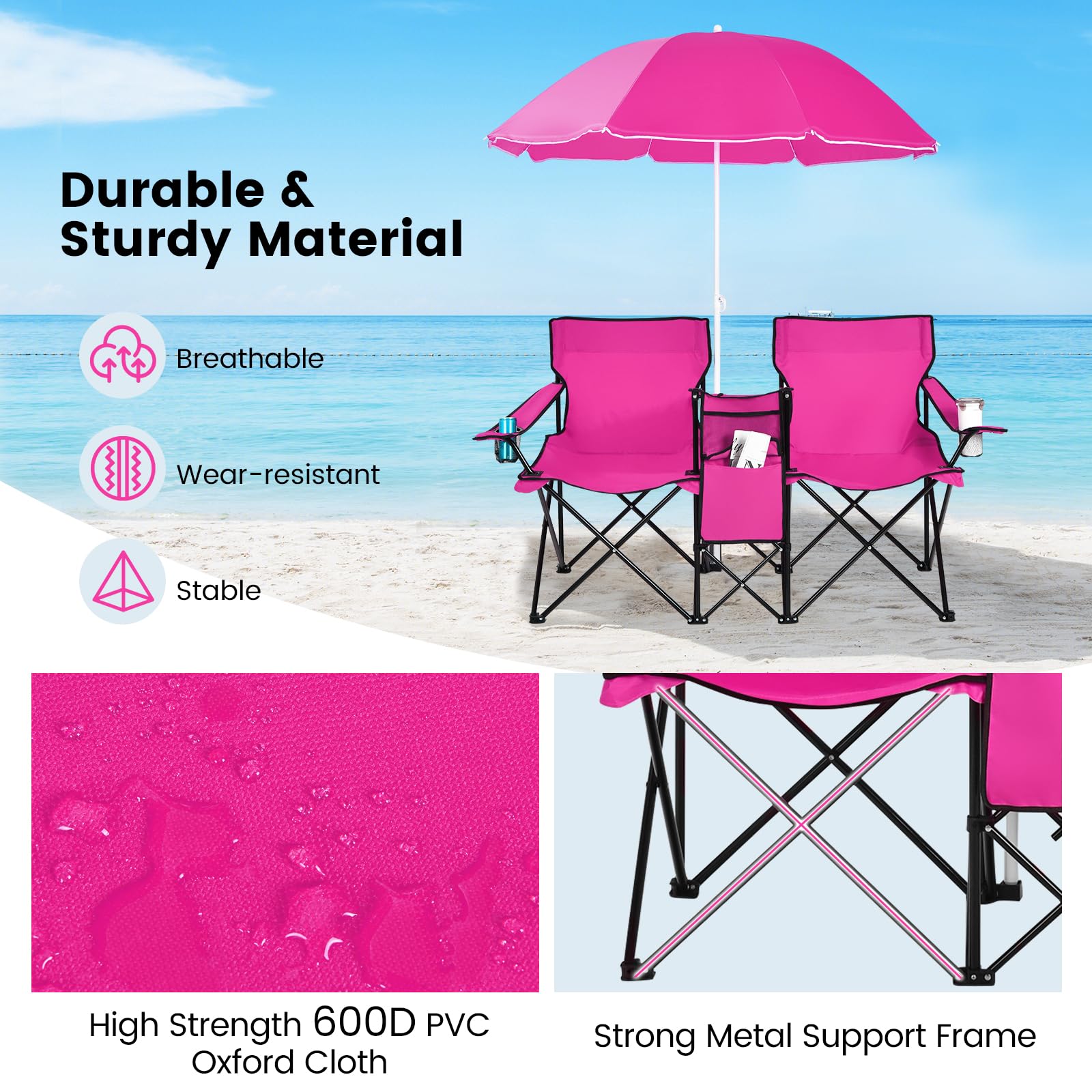 Tangkula chair storage pocket for magazines and small essentials