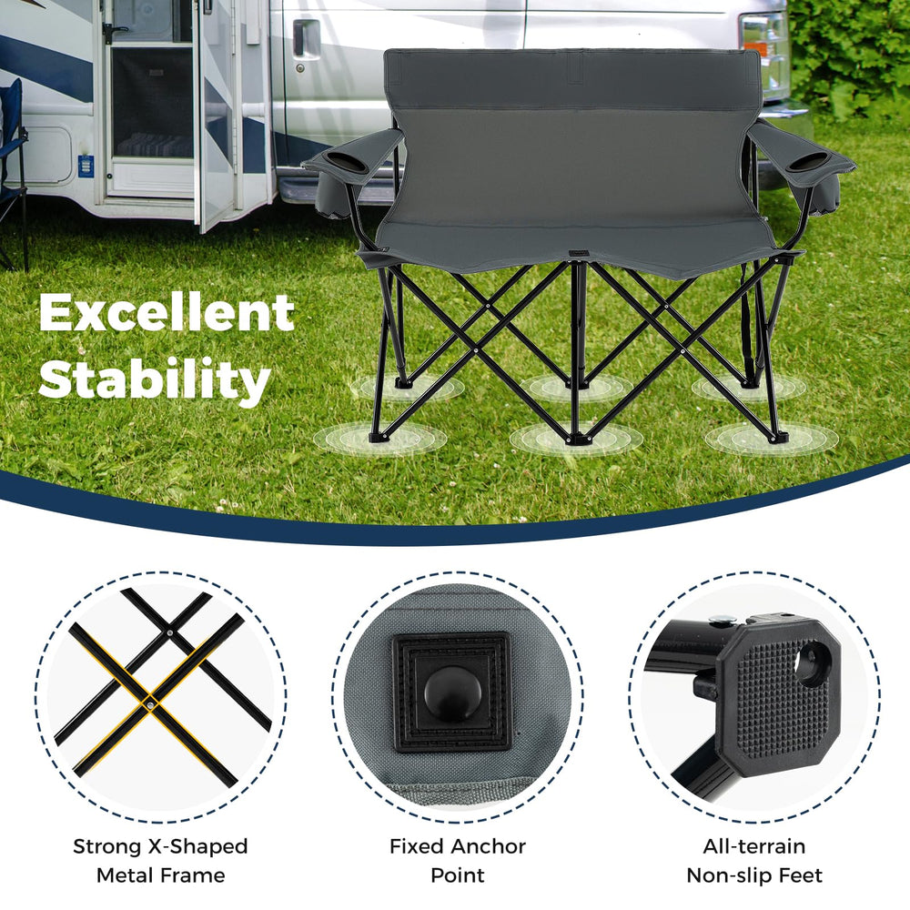 Tangkula folding camping chair for quick storage and travel