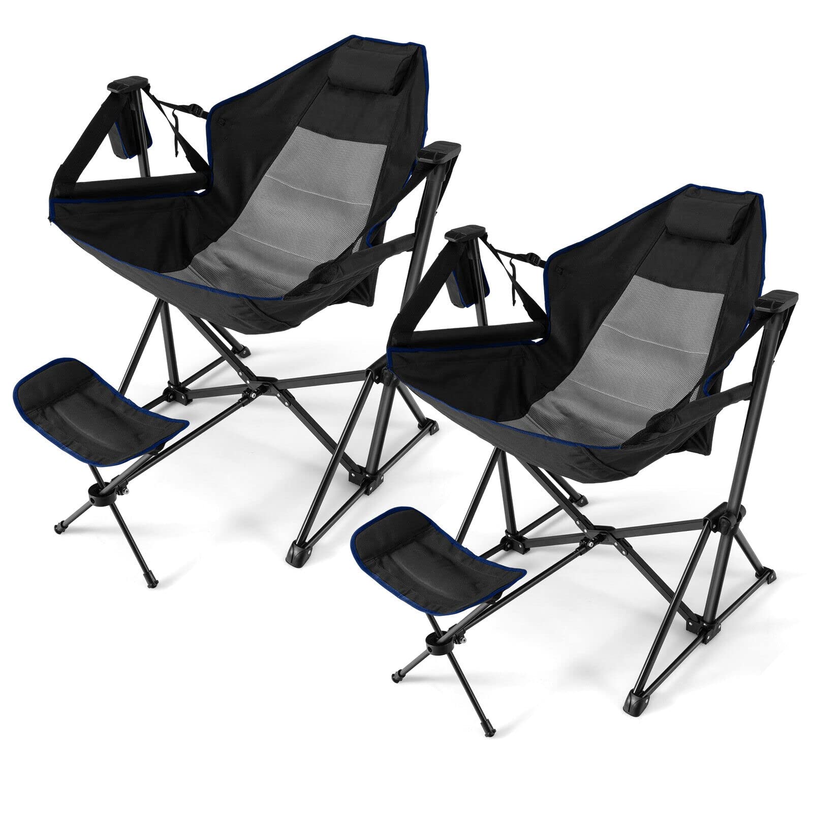 Tangkula hammock camping chair with adjustable backrest for personalized comfort.