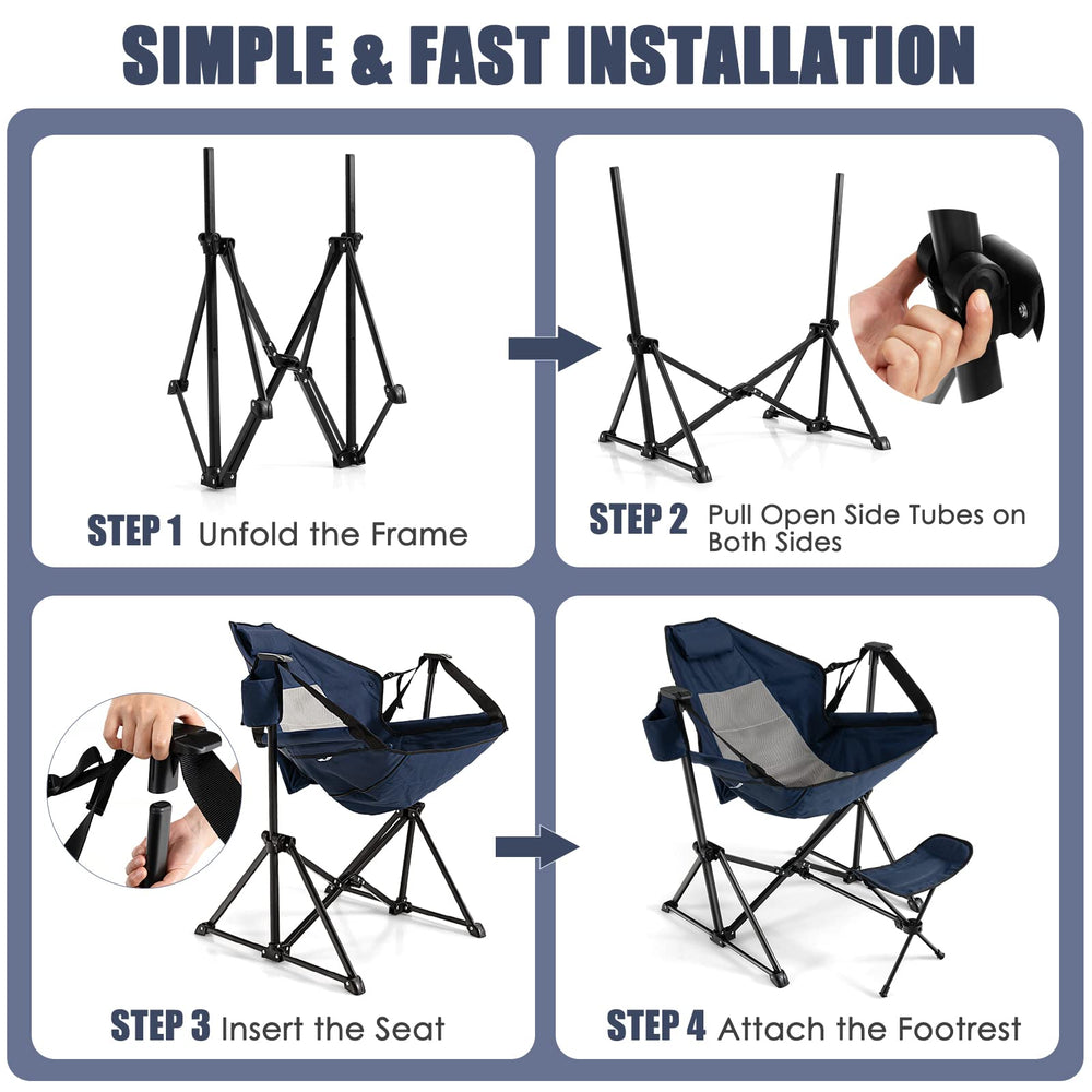 Tangkula breathable PVC fabric seat stays cool and comfortable.