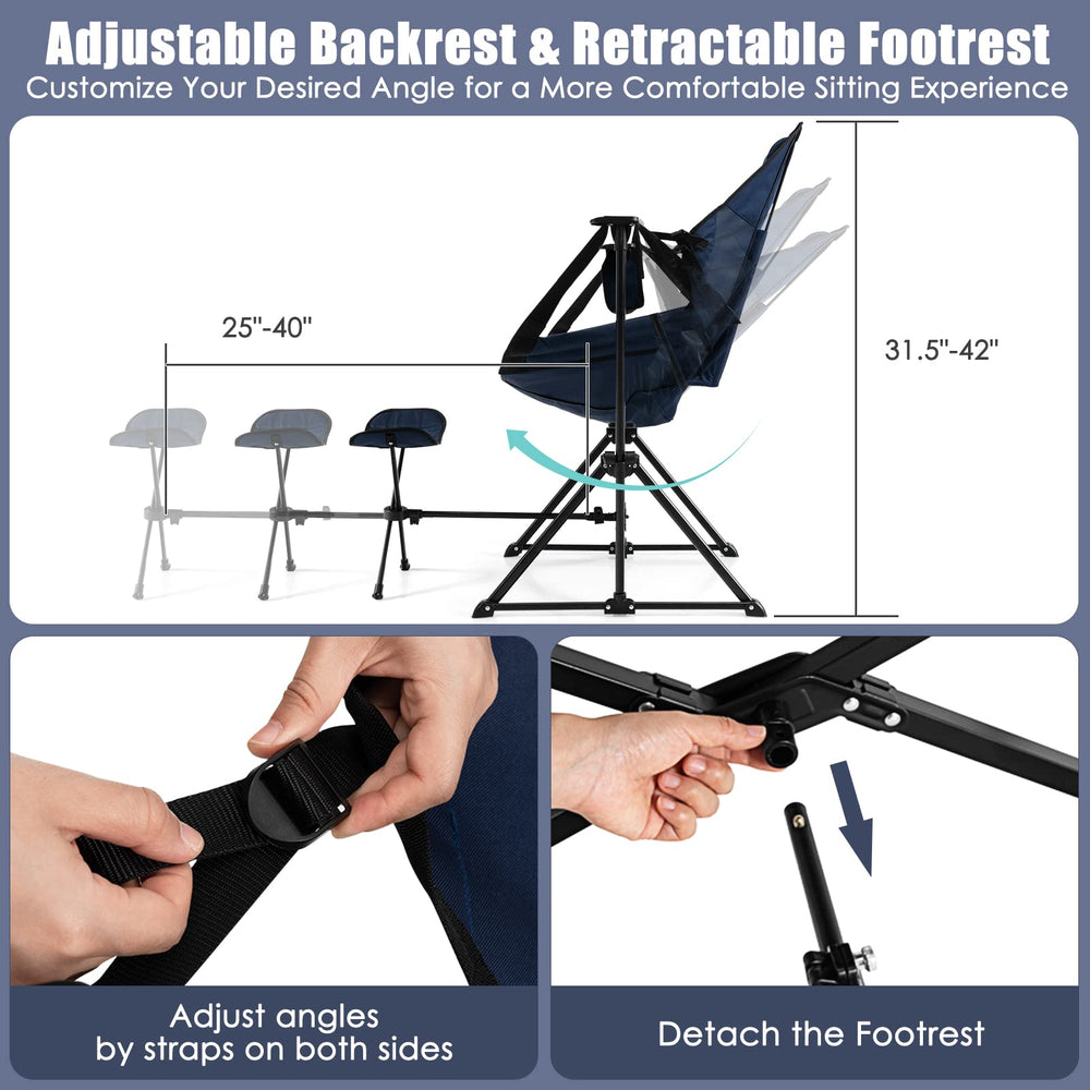 Tangkula soft headrest padding supports neck while seated.