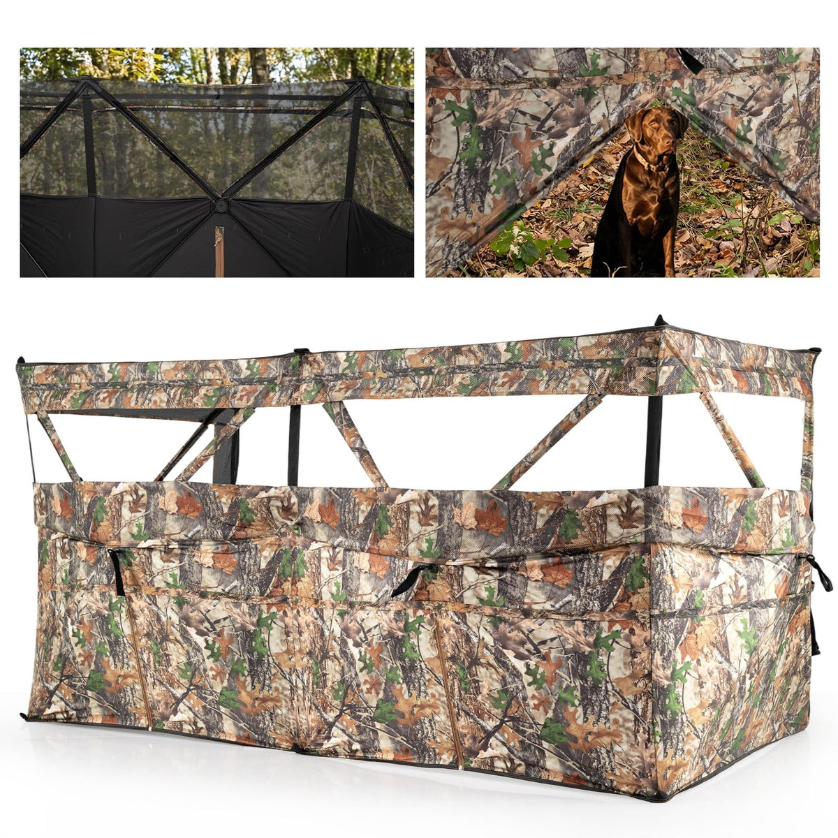 Tangkula hunting blind with 360° view for improved visibility during hunts