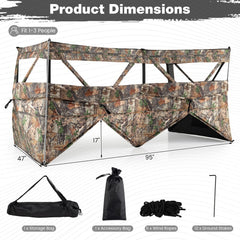 Tangkula Oxford fabric shelter showing durable exterior material