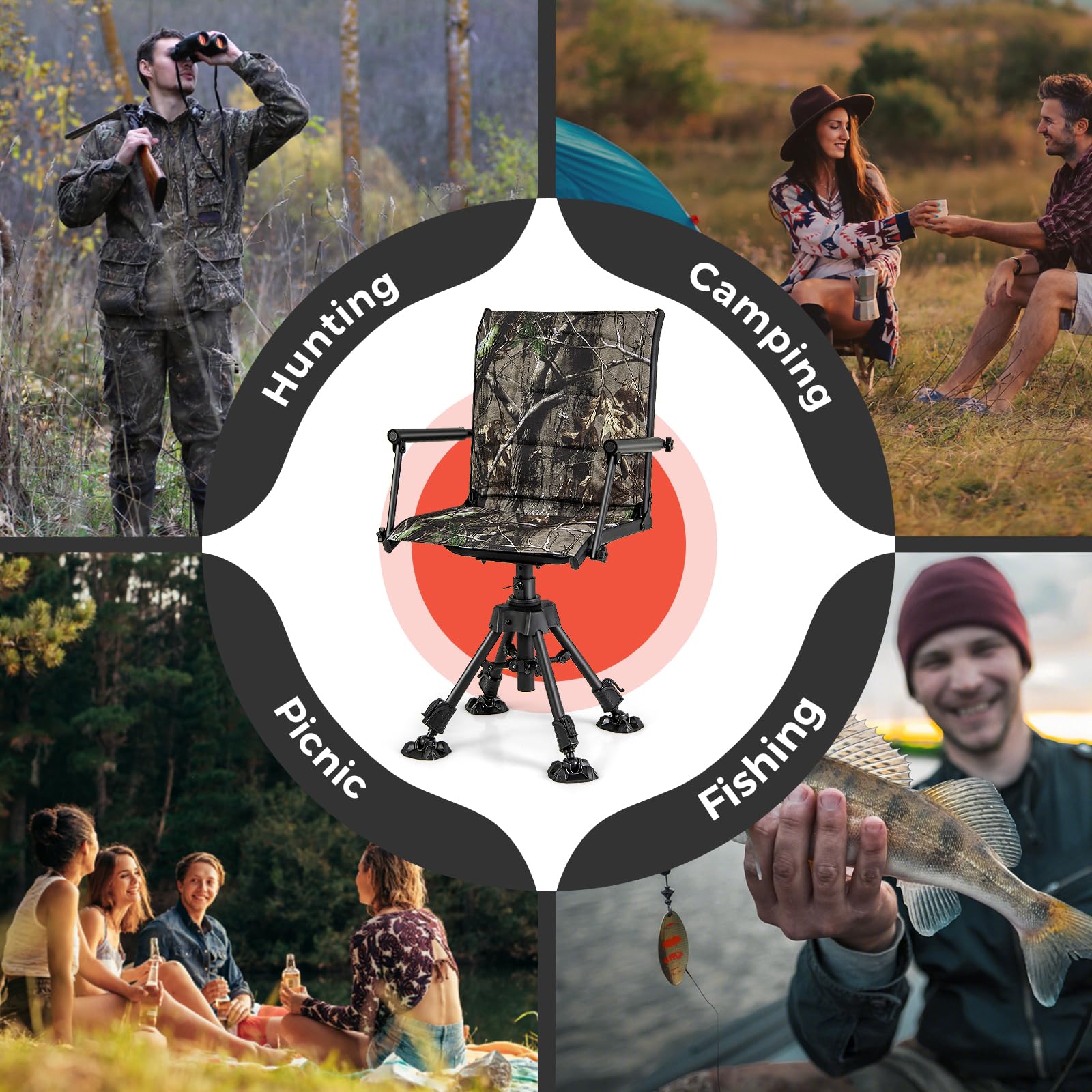 Tangkula Hunting Chair includes clear assembly instructions for quick setup.