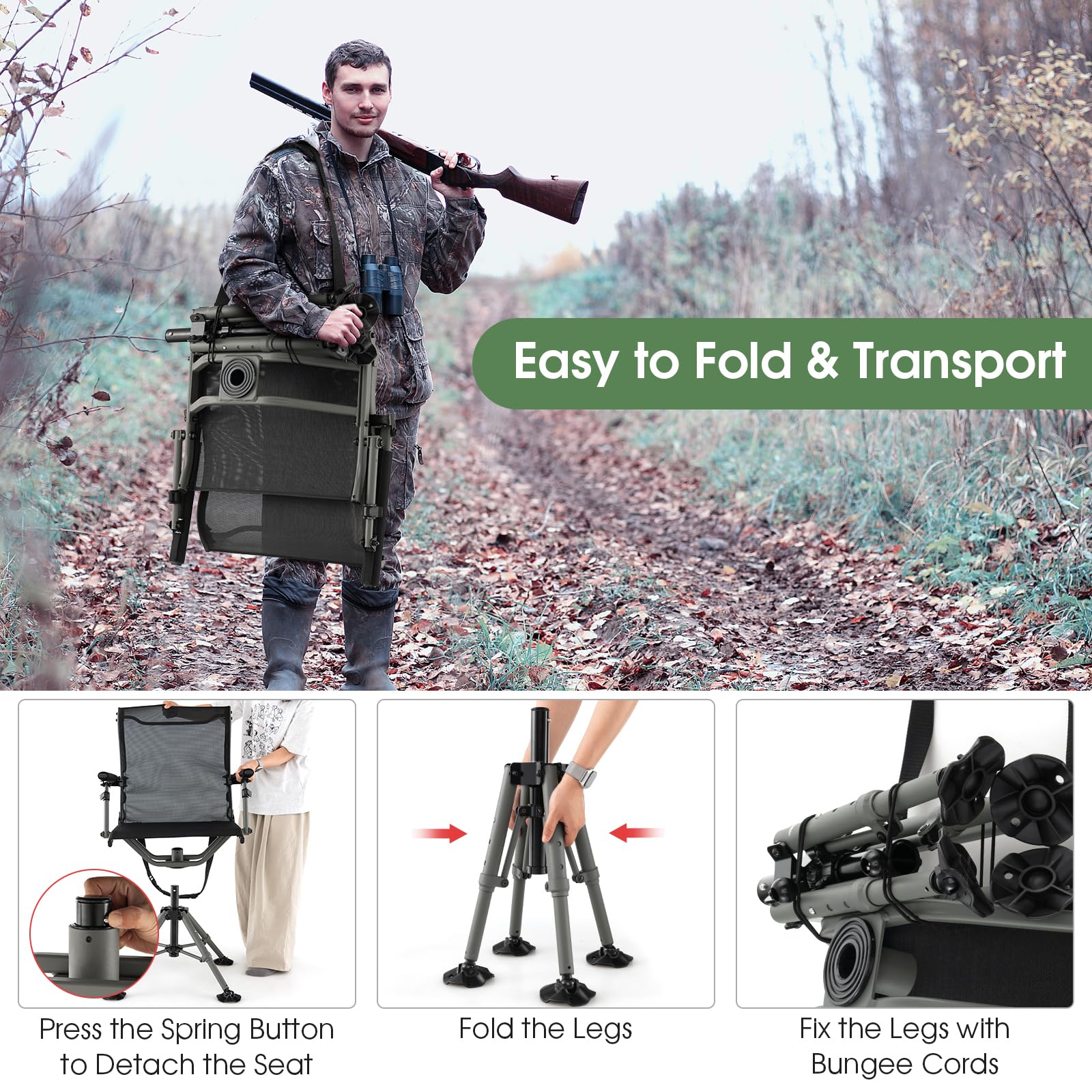 Tangkula foldable design allows quick storage and transport.