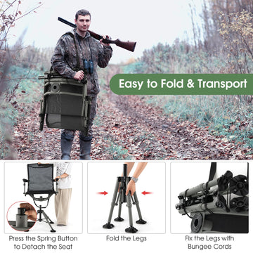 Tangkula foldable design allows quick storage and transport.