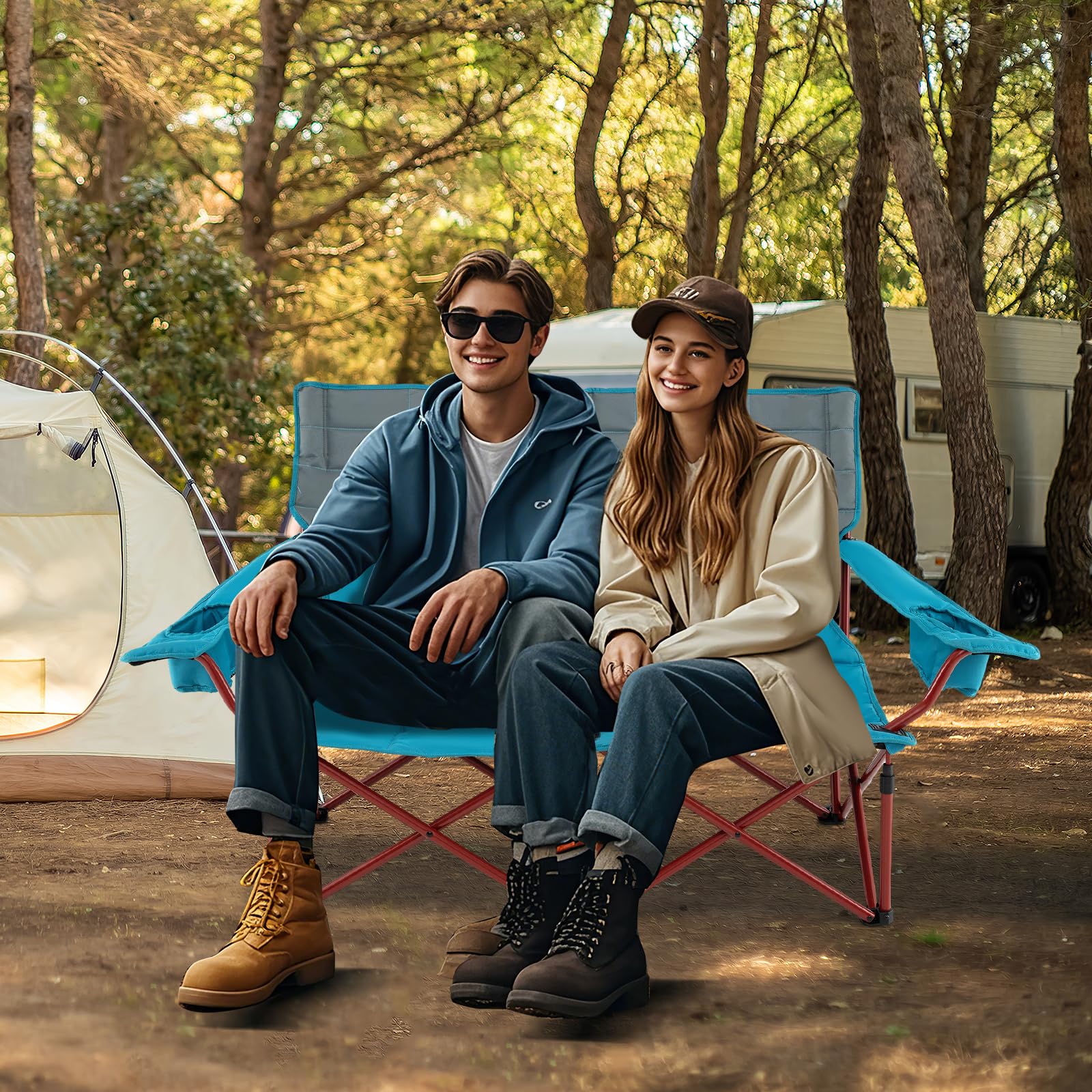Versatile Tangkula outdoor chair suited for camping, fishing, and picnics.