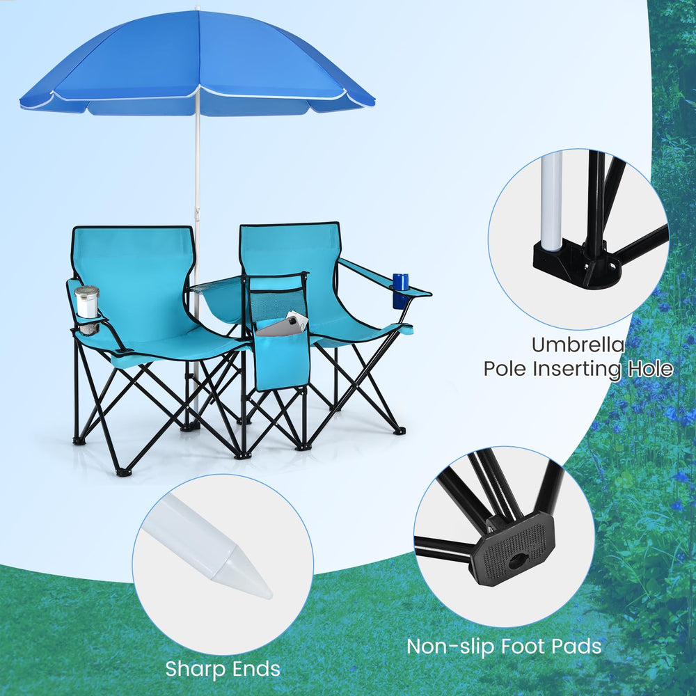 Tangkula outdoor chair ideal for picnics, beach, and camping.