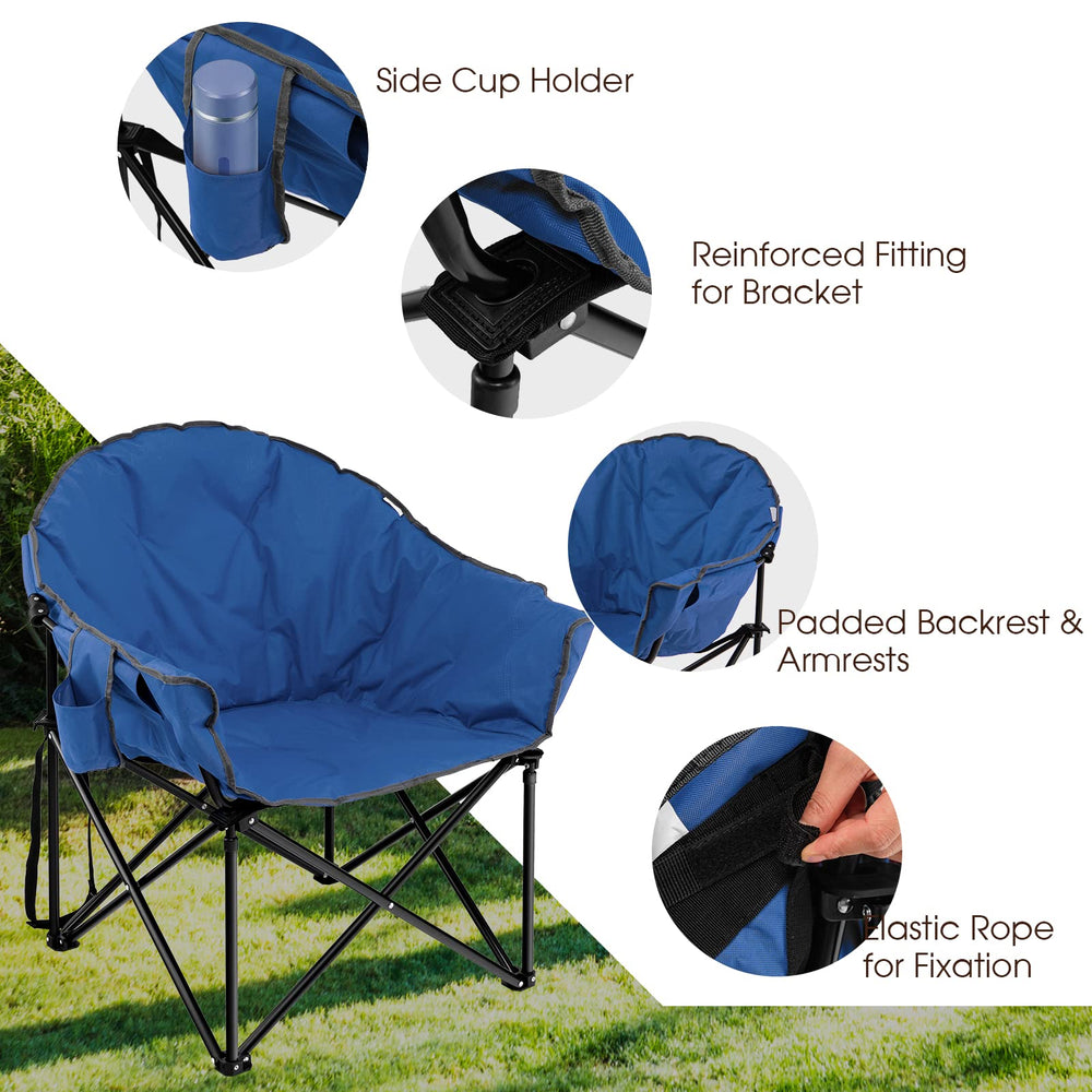Tangkula mobile folding chair ideal for picnics, beaches