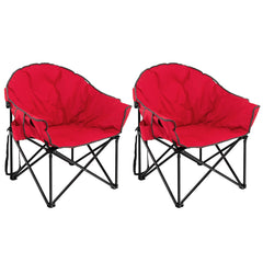 Tangkula oversized camping chair foldable design enables quick setup and easy transport.
