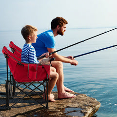 Tangkula oversized camping chair strong steel frame ensures stable seating anywhere.