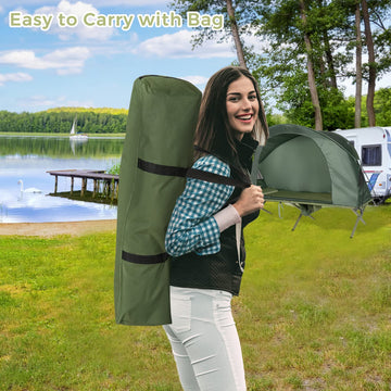 Tangkula portable carrying bag for easy packing and travel.