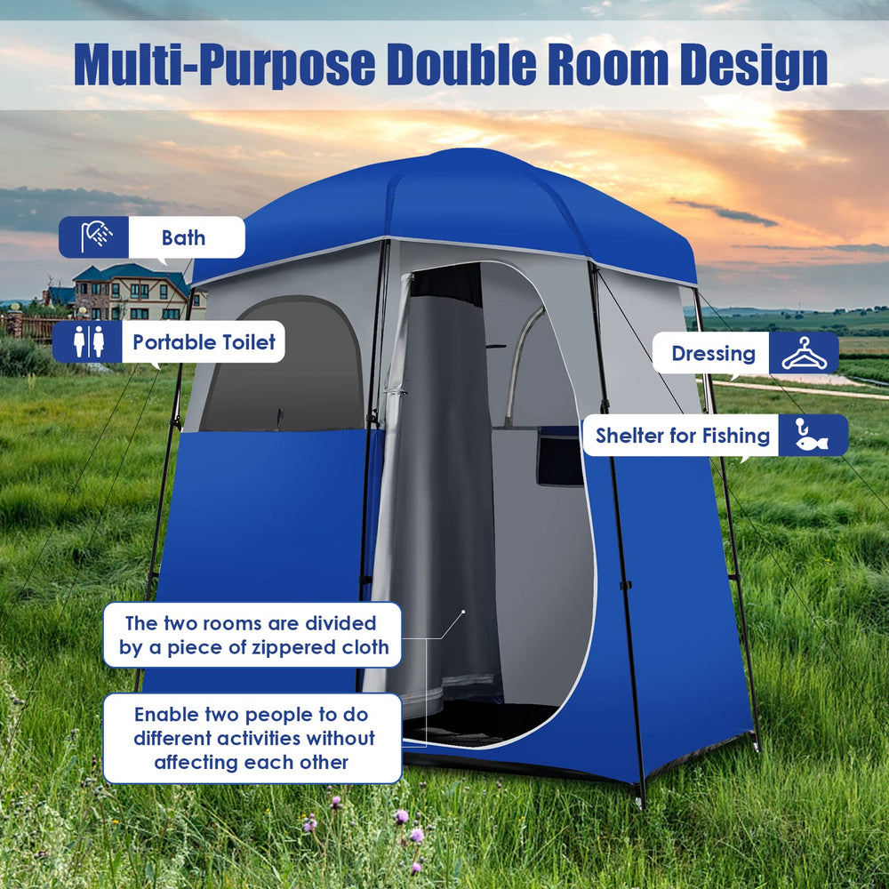 Tangkula portable changing room tent ideal for dressing on site.