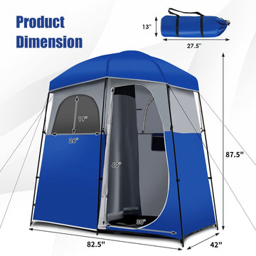 Tangkula removable rainfly on camping tent offering weather protection.