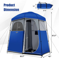 Tangkula removable rainfly on camping tent offering weather protection.