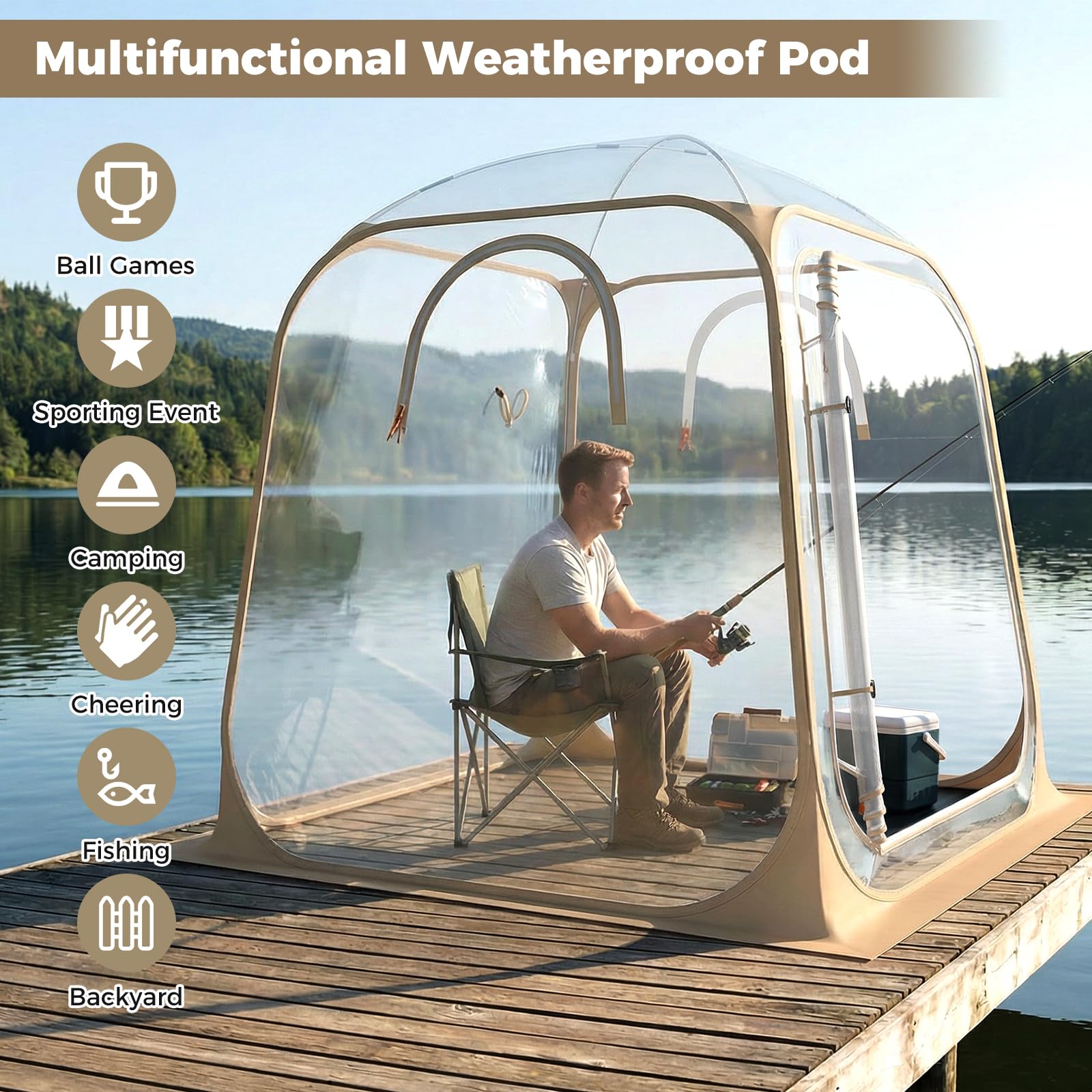 Tangkula sealed floor mat keeps interior dry and clean