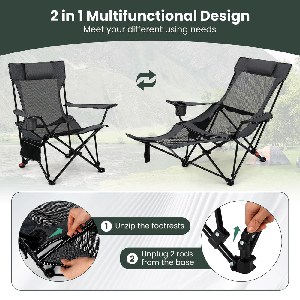 Tangkula side mesh pockets store small essentials for quick access.