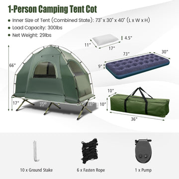 Tangkula sleeping bag ready for cool nights outdoors