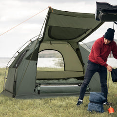 Tangkula tent cot folded compactly for easy transport