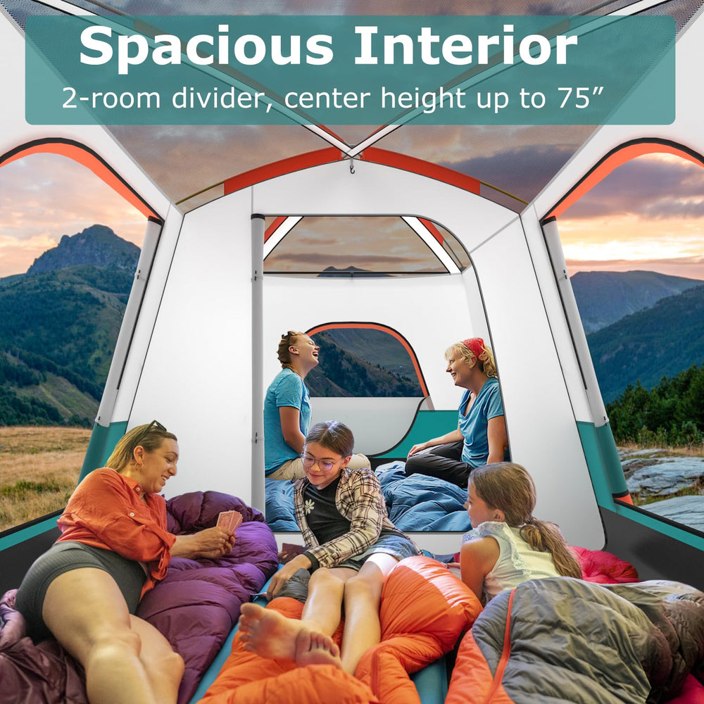 Tangkula tent skylight roof for natural light and night sky views.