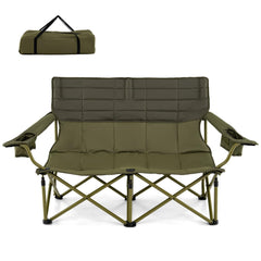 Tangkula two-person oversized camping chair suitable for outdoor seating with a partner