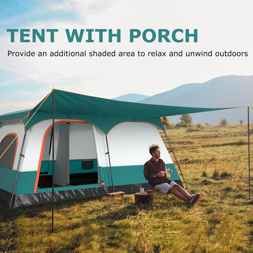 Tangkula two-room design offers privacy or open space for camping