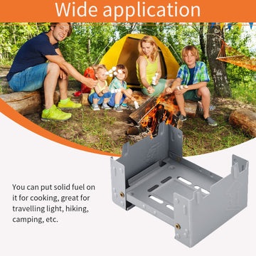 Tangxi Camp Fire Tablets Pocket Stove folding design enables compact portability