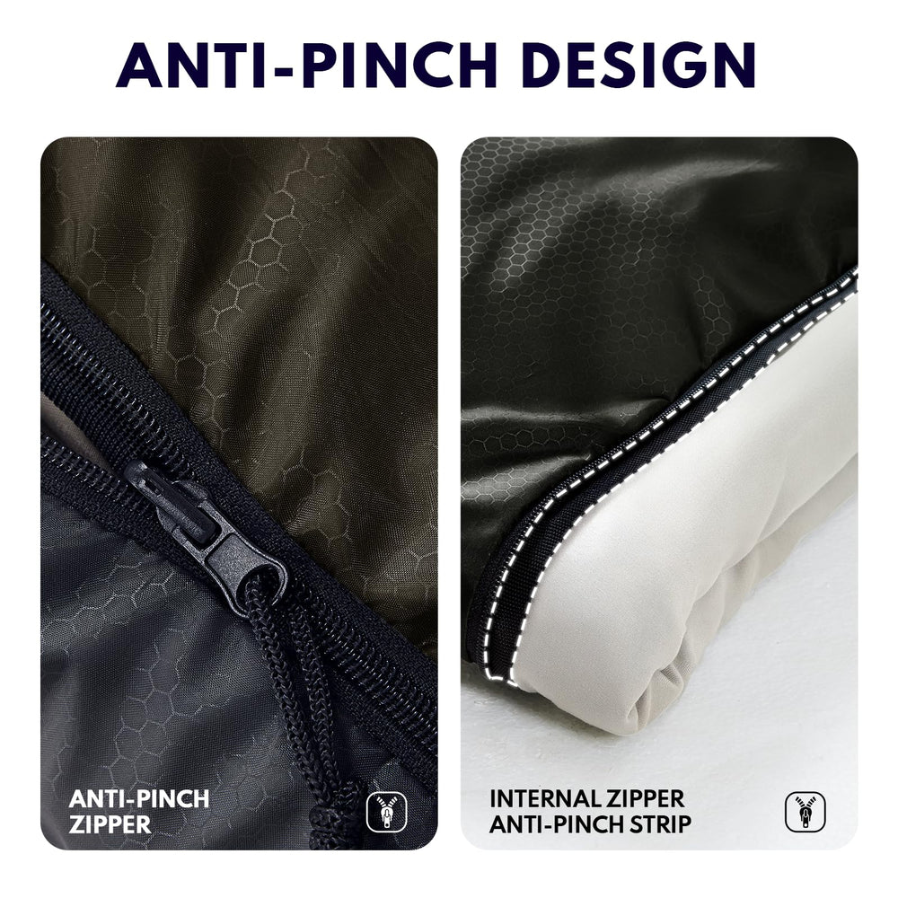 TANSTRIDER compression sack makes storage and transport easy.