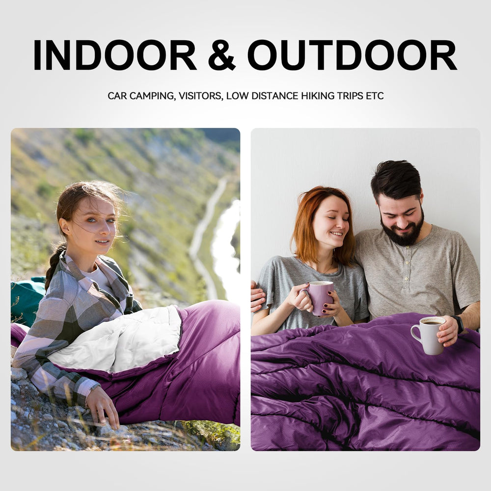 Tanstrider sleeping bag suitable for adults and kids in family use