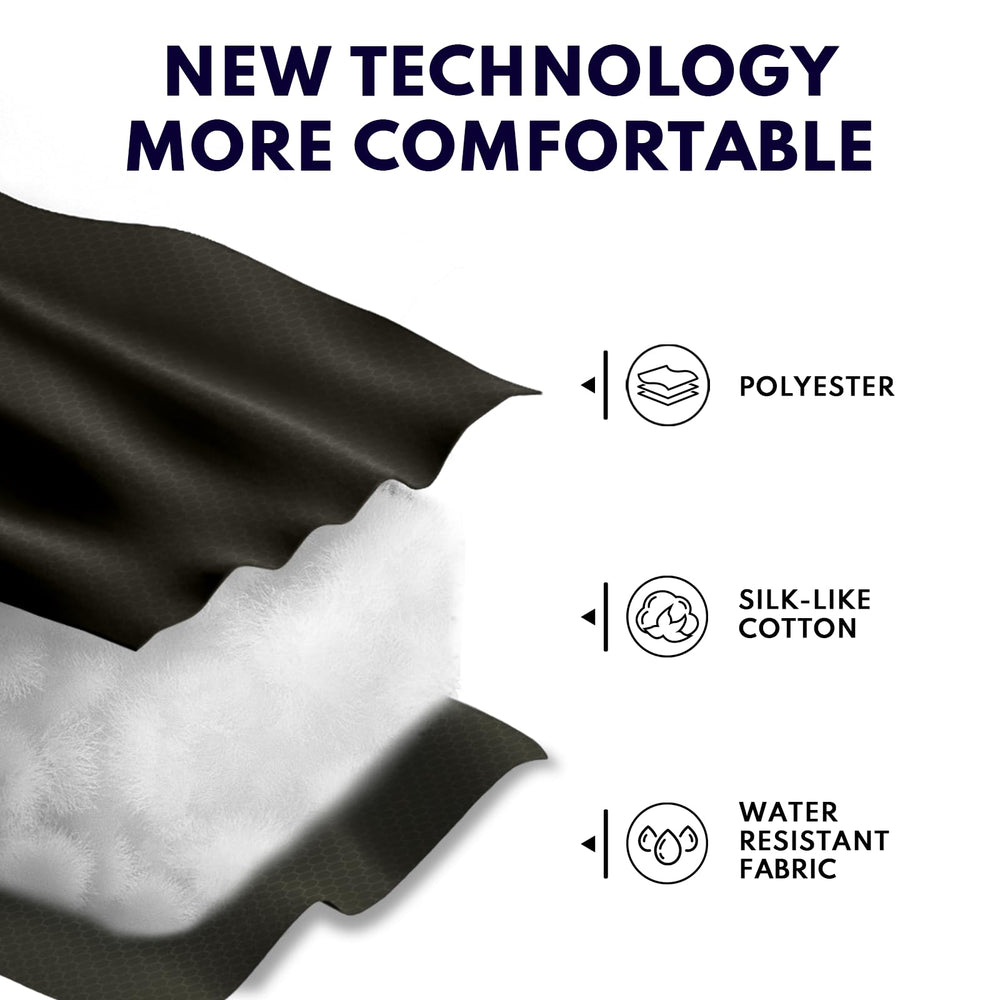 TANSTRIDER XXL large-size sleeping bag offers spacious movement and comfort.